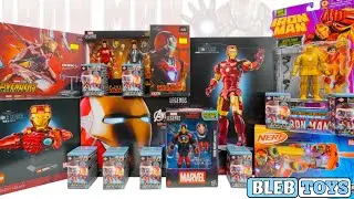 Iron Man toy collection unboxing | Marvel Legends | LEGO 76344 and 76327 no talking toy review ASMR