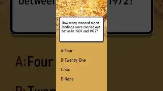 What were the number of manned moon landings between 1969-1972?