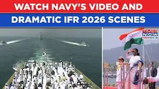 Indian Navy's IFR Flex: Watch Aircraft Carrier, Jets & More Show Power In President Murmu's Presence
