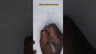 Mathematical Symbol #maths #mathstricks #tutorial #tutor #symbols #learning #youtube #shorts