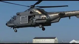 Luchtmacht AS532 Cougar helikopter visserijdagen Harlingen 2016