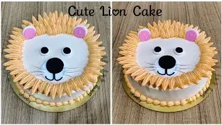 Easy Lion Cake Making Ideas | Kids Birthday Cake Decorating Tutorial | Munna Chef