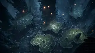 D&D | Underdark Fungus Forest Part 1 Grid | Animated Battle Maps