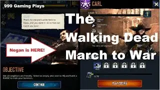 The Walking Dead - March to War Game - NEGAN is HERE!