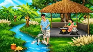 अनाथ भाई-बहन का जंगल में घर| moral story | hindi kahani | hindi movie | 