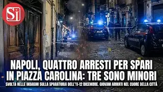 Napoli, quattro fermi per gli spari a piazza Carolina: tre sono minori