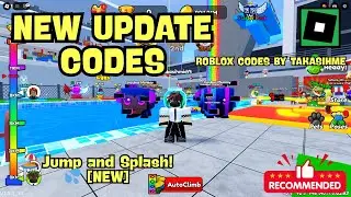 NEW UPDATE CODES Jump and Splash ROBLOX #roblox