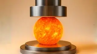 Crushing Planets With Hydraulic Press | Oddly Satisfying AI ASMR