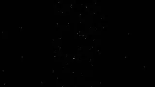Computer generated video of space with edited image of Saturn 🪐 from a telescope