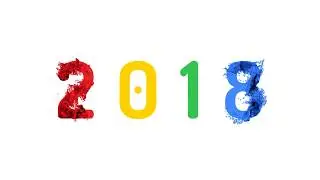 New year 2018 - After effects animation