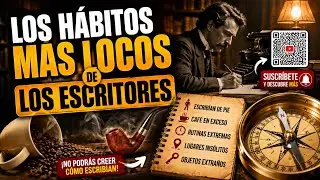 Los h&aacute;bitos m&aacute;s raros de los escritores famosos ✍️☕