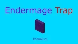 MCPvP Entry #1 ImAWalrus1 And Desperado527's Endermage-Fisherman Trap Win[Obsidian Suffocation Trap]