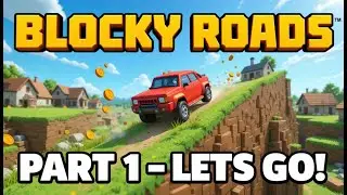 Blocky Roads Gameplay Part 1 &ndash; Starting My Offroad Adventure! 🚙💨 (Android/iOS)