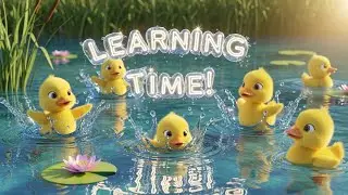 Baby Learns at the Pond 🐤🌿 | Learn Colors, Numbers & Animals | Fun Kids | 3D Animation for Children