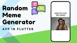 Random Meme Generator App In Flutter