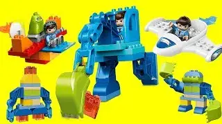 LEGO DUPLO MILES FROM TOMORROWLAND, MILES EXO FLEX SUITE ROCKET SHIP LEGO MILES' STELLOSPHERE HANGER