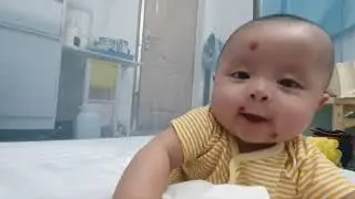 IVF baby, Atopic dermatitis, 4-month-old baby #Atopicdermatitis #ivfsuccess #ivf #babyivf #ytangan