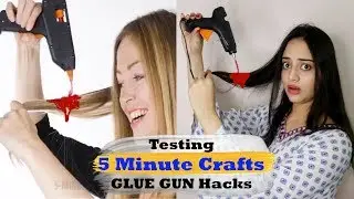 Testing out Viral GLUE GUN Hacks by 5 Minute Crafts | Mishra Twins