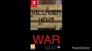 Villager News War Game (Nintendo Switch Cover, 2021) PEGI Version