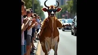 The Flying Cow with Swag! 🕶️🐄☁️ You Won&rsquo;t Believe This!