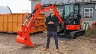 Гидравлический отсоединяемый ковш Rivard! (Kubota U35-4 2023 года)