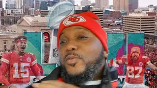 Kansas City Chiefs Superbowl Parade  2023 with mahomes and kelce