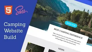 Camping Website Development | HTML & CSS | SASS | VS Code