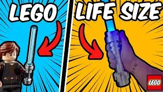 LIFE SIZE LEGO LIGHTSABER!