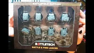 Battletech: Battlefield Support: Battle & Fire Lances Forcepack Unboxing