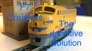 N Scale Kato F7 Couplers: the definitive solution