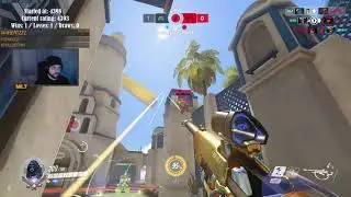 Overwatch Ana God mL7 Showing His Sick Sleep Dart Skills -Monster Gameplay-