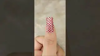 Beautiful Red &hearts;️ colour nail art design with Striping Tape #like #comments #subscribe #viralshort