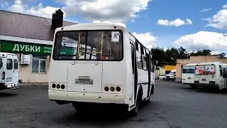 ⚪Вольский автобус; ПАЗ-32054; (2018 года); маршрут №4Б; город Вольск; снято (09.08.2020 года)