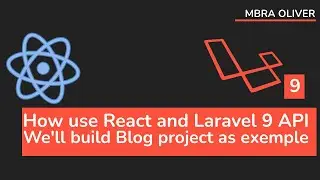 React Blog Project with Laravel 9 API | Insert Data to Mysql with Laravel 9 API