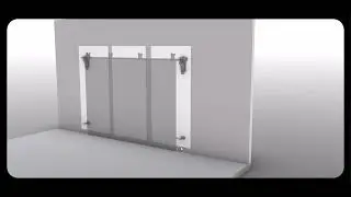 Metal Wall Single Backdrop System - CAD