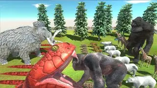Epic Mammoth or Giant Ape Who Would Win The Ultimate Jungle Battle ARBS