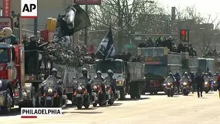 E-A-G-L-E-S Parade Shuts Down Philly