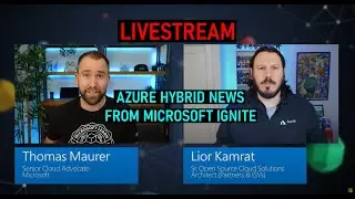 Livestream: Azure Hybrid News from Microsoft Ignite