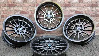 Alufelgi BMW Rims styling style 32 Wheels 8j ET20 9j ET22 Renowacja Repair Restoration Black Chrome