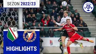 Legia Warszawa - Widzew Łódź 2:2 | SKRÓT | Ekstraklasa 2022/23 | 22. Kolejka