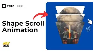 Add Shape Scroll Animation in Wix Studio | Wix Ideas