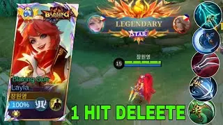 LAYLA NEW META ATTACK SPEED BUILD!! 500% SPEED HACK!?😱 ( MUST TRY! ) LAYLA BEST BUILD 2025‼️
