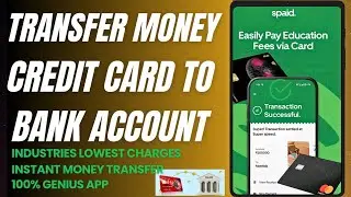 How to transfer money from Spaid app to account // Transfer money through Spaid app