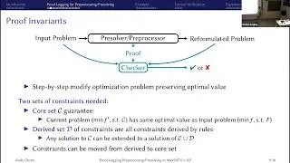 WHOOPS '25 Tutorial 5: Proof logging for preprocessing/presolving in MaxSAT and 0-1 ILP