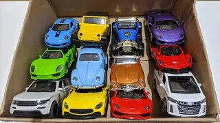 Box Full of Model Cars -Mazda Mx5, Koenigesgg Jesko, Lamborghini Scv12, Byd Yang Wang U8, Toyota Car