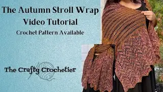 The Autumn Stroll Wrap // Free Crochet Pattern // DIY Crochet Wrap // Learn Crochet Chevrons