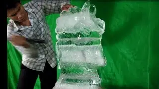 How to decoration and Carving Horse Head for showing in the restaurant? Horse Ice Carving