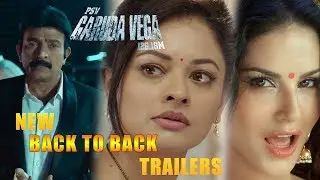 PSV Garuda Vega new trailers back to back || Rajasekhar || Sunny Leone || Pooja Kumar