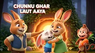  Rabbit Ki Kahani | Heart Touching Rabbit Story for Kids #rabbit #hindicartoon  #junglestory