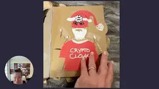 Christmas with Crypto Cloaks! My Art Project to Win a Prize! #Bitcoin #BTC